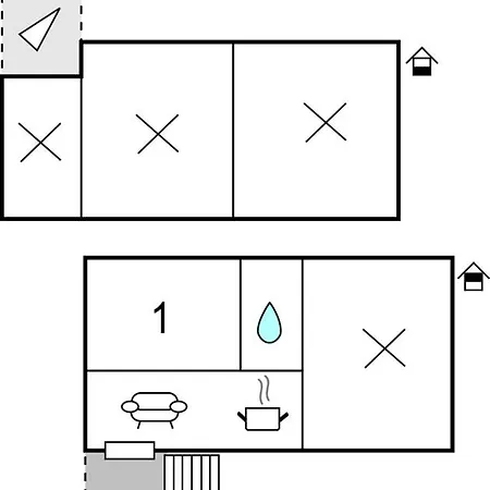 בית נופש 1 Bedroom Lovely In *